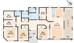 ～今人気の「平家」プラン～
・バリアフリー性に優れ、ワンフロアで完結出来る事から人気が高まっている「平家」プラン。
・ぜひ一度ご見学いただき、その魅力をご体感くださいませ。
