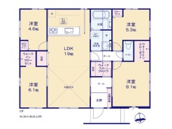 ～水回り集中プランを採用～
・キッチン・洗面など水回りを集中させることで家事のしやすい間取。
・日々の事なので家事導線もご見学の際にぜひチェックしてみてください。
