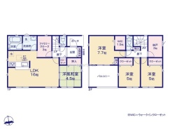 ～水周り集中プランを採用～
・キッチン・洗面など水回りを集中させることで家事のしやすい間取。
・日々の事なので家事導線もご見学の際にぜひチェックしてみてください。
