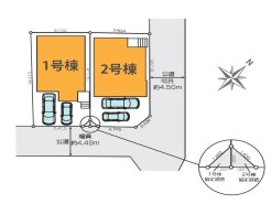 ～カースペース２台分ご用意～
・２台分のカースペースがございますので、車通勤の方やご来客の多い方にもお勧めのお住まいです。
・余裕の敷地で余裕の新生活をお過ごしいただけます。
