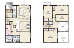 ～水回り集中プランを採用～
・キッチン・洗面など水回りを集中させることで家事のしやすい間取。
・日々の事なので家事導線もご見学の際にぜひチェックしてみてください。
