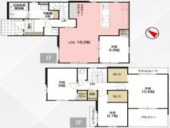 ～収納豊富なプランを採用～
・ウォークインクローゼット×２箇所など収納豊富なプランを採用。家の中がスッキリと片付きます。
・今のお住まいと収納力をぜひ比較してみてください。