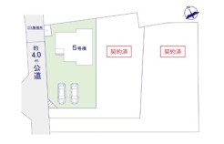～カースペース２台以上確保～
・各棟カースペースが２台以上ございますので、車通勤の方にもお勧めのプランとなっております。
・余裕の敷地で余裕のある新生活をお過ごしいただけます。