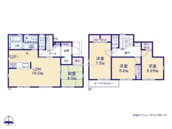 ～水回り集中プランを採用～
・キッチン・洗面など水回りを集中させることで家事のしやすい間取。
・日々の事なので家事導線もご見学の際にぜひチェックしてみてください。
