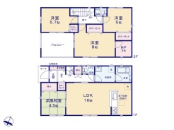 ～「テレワークルーム」のあるお住まい～
・今の時代に嬉しい「テレワークルーム」をご用意。
・もちろんお子様の勉強部屋、追加の収納としてのご利用も可能です。
