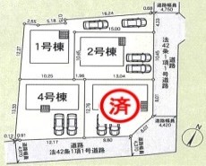 ～カースペース２台分ご用意～
・２台分のカースペースがございますので、車通勤の方やご来客の多い方にもお勧めのお住まいです。
・余裕の敷地で余裕の新生活をお過ごしいただけます。
