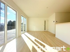 ～家具の配置がしやすい間取～
・ＬＤＫはリビングとダイニングの境目が分かりやすくなっており、家具の配置がしやすい造り。
・どんなインテリアにするか考えるだけでも楽しくなりますね。
