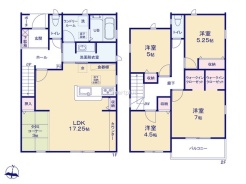 ～収納豊富なプランを採用～
・２箇所のウォークインクローゼットなど収納豊富なプランを採用。家の中がスッキリと片付きます。
・今のお住まいと収納力をぜひ比較してみてください。