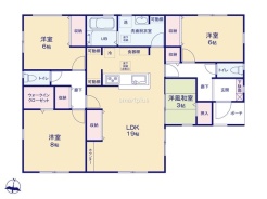 ～水回り集中プランを採用～
・キッチン・洗面など水回りを集中させることで家事のしやすい間取。
・日々の事なので家事導線もご見学の際にぜひチェックしてみてください。
