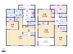 ～「納戸」のあるプランを採用～
・納戸があるので季節物や趣味の道具、普段使わないものなど様々なものがスッキリと片付きます。
・収納力があるのでタンスなどを置いて部屋が狭くならずに済みます。
