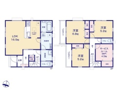 ～水回り集中プランを採用～
・キッチン・洗面など水回りを集中させることで家事のしやすい間取。
・日々の事なので家事導線もご見学の際にぜひチェックしてみてください。
