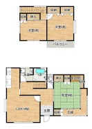～無駄のない３ＬＤＫプランを採用～
・最も数の多い４ＬＤＫでは意外と部屋を持て余してしまう方に人気の３ＬＤＫを採用。
・ＤＩＮＫＳ世帯の方、お子様が独立されたご夫婦にも人気の間取りです。
