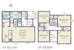 ～水回り集中プランを採用～
・キッチン・洗面など水回りを集中させることで家事のしやすい間取。
・日々の事なので家事導線もご見学の際にぜひチェックしてみてください。
