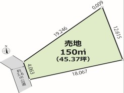～余裕のある広々した敷地～
・土地面積はなんと150平米。余裕の敷地で余裕のある新生活をお過ごしいただけます。
・ぜひ現地で一度その広さをご体感くださいませ。

