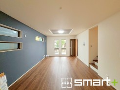 ～家具の配置がしやすい間取～
・ＬＤＫはリビングとダイニングの境目が分かりやすくなっており、家具の配置がしやすい造り。
・どんなインテリアにするか考えるだけでも楽しくなりますね。
