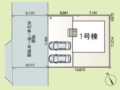 ～カースペース2台分ご用意～
・2台分のカースペースがございますので、車通勤の方やご来客の多い方にもお勧めのお住まいです。
・余裕の敷地で余裕の新生活をお過ごしいただけます。

