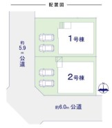 ～カースペース２台以上確保～
・各棟カースペースが２台以上ございますので、車通勤の方にもお勧めのプランとなっております。
・余裕の敷地で余裕のある新生活をお過ごしいただけます。
