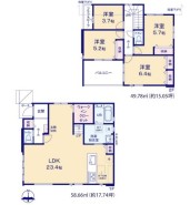 ～リビングイン階段を採用～
・リビングイン階段なので２階へ行く際、降りる際に必ずリビングを通る「ご家族の顔が見える」仕様。
・家族の距離が近づく間取となっております。
