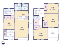 ～水回り集中プランを採用～
・キッチン・洗面など水回りを集中させることで家事のしやすい間取。
・日々の事なので家事導線もご見学の際にぜひチェックしてみてください。
