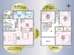 ～水回り集中プランを採用～
・キッチン・洗面など水回りを集中させることで家事のしやすい間取。
・日々の事なので家事導線もご見学の際にぜひチェックしてみてください。
