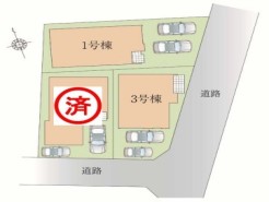 ～カースペース２台分確保～
・各棟カースペースが２台分ございますので、車通勤の方にもお勧めのプランとなっております。
・余裕の敷地で余裕のある新生活をお過ごしいただけます。
