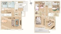 ～水回り集中プランを採用～
・キッチン・洗面など水回りを集中させることで家事のしやすい間取。
・日々の事なので家事導線もご見学の際にぜひチェックしてみてください。
