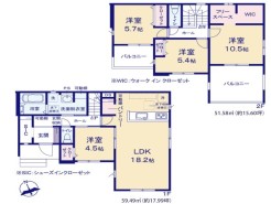 ～収納豊富なプランを採用～
・ウォークインクローゼット、シューズインクローク、パントリーなど収納豊富なプランを採用。
・今のお住まいと収納力をぜひ比較してみてください。
