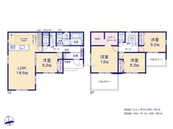 ～収納豊富なプランを採用～
・ウォークインクローゼット、シューズインクロークなど収納豊富なプランを採用。
・今のお住まいと収納力をぜひ比較してみてください。
