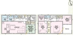 ～「納戸」のあるプランを採用～
・納戸があるので季節物や趣味の道具、普段使わないものなど様々なものがスッキリと片付きます。
・収納力があるのでタンスなどを置いて部屋が狭くならずに済みます。
