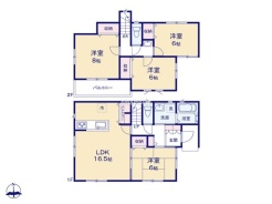 ~全居室南向きの間取り~
・各居室が南向きなので穏やかな陽の入る陽当り良好な仕様。
・明るい空間でくつろぎのお時間をお過ごしいただけます。