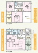 ～「納戸」のあるプランを採用～
・納戸があるので季節物や趣味の道具、普段使わないものなど様々なものがスッキリと片付きます。
・収納力があるのでタンスなどを置いて部屋が狭くならずに済みます。
(１号棟)