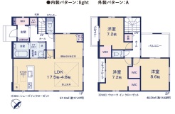 ～収納豊富なプランを採用～
・ウォークインクローゼット、シューズインクロークなど収納豊富なプランを採用。
・今のお住まいと収納力をぜひ比較してみてください。
