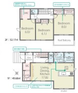 ～収納豊富なプランを採用～
・ウォークインクローゼット、シューズインクロークなど収納豊富なプランを採用。
・今のお住まいと収納力をぜひ比較してみてください。
(１号棟)