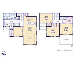 ～無駄のない３ＬＤＫプランを採用～
・最も数の多い４ＬＤＫでは意外と部屋を持て余してしまう方に人気の３ＬＤＫを採用。
・ＤＩＮＫＳ世帯の方、お子様が独立されたご夫婦にも人気の間取りです。
