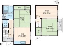 ～間取り変更も可能なプラン～
・1階6帖の和室は間仕切りを造る事で２部屋に分ける事が可能。
・ご家族の状況に応じて部屋の数を変更できるプランです。
