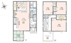 ～使い勝手の良い４ＬＤＫプラン～
・シンプルで使い勝手が良く、人気の高い４ＬＤＫのプランを採用。
・収納もしっかりございますので、お家の中がスッキリと片付きます。