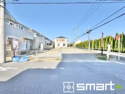 ～安心の測量済み・保証付き売地～
・売主が宅建業者なので個人の場合と違い予め測量済み。トラブルの可能性を抑えられます。
・地中埋設物などに対する保証も付いております。
(１号地)