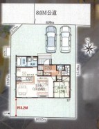 ～カースペース2台分以上ご用意～
・2台分以上のカースペースがございますので、車通勤の方やご来客の多い方にもお勧めのお住まいです。
・余裕の敷地で余裕の新生活をお過ごしいただけます。
