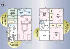 ～使い勝手の良い４ＬＤＫプラン～
・シンプルで使い勝手が良く、人気の高い４ＬＤＫのプランを採用。
・収納もしっかりございますので、お家の中がスッキリと片付きます。
