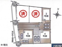 ～カースペース２台以上確保～
・各棟カースペースが２台以上ございますので、車通勤の方にもお勧めのプランとなっております。
・余裕の敷地で余裕のある新生活をお過ごしいただけます。