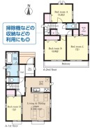 ～収納豊富なプランを採用～
・ウォークインクローゼットなど収納豊富なプランを採用。家の中がスッキリと片付きます。
・今のお住まいと収納力をぜひ比較してみてください。
(Ａ号棟)