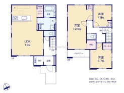 ～収納豊富なプランを採用～
・ウォークインクローゼット、シューズインクロークなど収納豊富なプランを採用。
・今のお住まいと収納力をぜひ比較してみてください。
(1号棟)