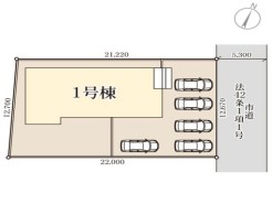 ～カースペース５台分ご用意～
・５台分のカースペースがございますので、車通勤の方やご来客の多い方にもお勧めのお住まいです。
・余裕の敷地で余裕の新生活をお過ごしいただけます。
