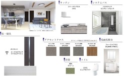 洗練されたデザインと落ち着いた色合いが調和し、心地よい暮らしを演出する空間
