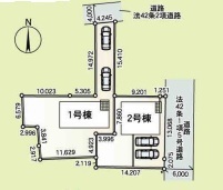 ～カースペース２台以上確保～
・各棟カースペースが２台以上ございますので、車通勤の方にもお勧めのプランとなっております。
・余裕の敷地で余裕のある新生活をお過ごしいただけます。
