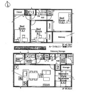～水回り集中プランを採用～
・キッチン・洗面など水回りを集中させることで家事のしやすい間取。
・日々の事なので家事導線もご見学の際にぜひチェックしてみてください。
