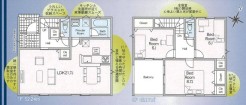～無駄のない３ＬＤＫプランを採用～
・最も数の多い４ＬＤＫでは意外と部屋を持て余してしまう方に人気の３ＬＤＫを採用。
・ＤＩＮＫＳ世帯の方、お子様が独立されたご夫婦にも人気の間取りです。
