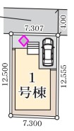 ～カースペースもしっかり確保～
・敷地内にカースペースをご用意しておりますので、お車をご利用の方にもお勧めのお住まい。
・カースペースのサイズなど、ご内覧の際に合わせてご確認くださいませ。

