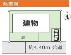 ～カースペースもしっかり確保～
・敷地内にカースペースをご用意しておりますので、お車をご利用の方にもお勧めのお住まい。
・カースペースのサイズなど、ご内覧の際に合わせてご確認くださいませ。
