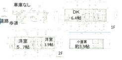 コンパクトながら2DKを確保した、暮らしやすい間取りです。お二人暮らしや少人数のご家族にもおすすめです。